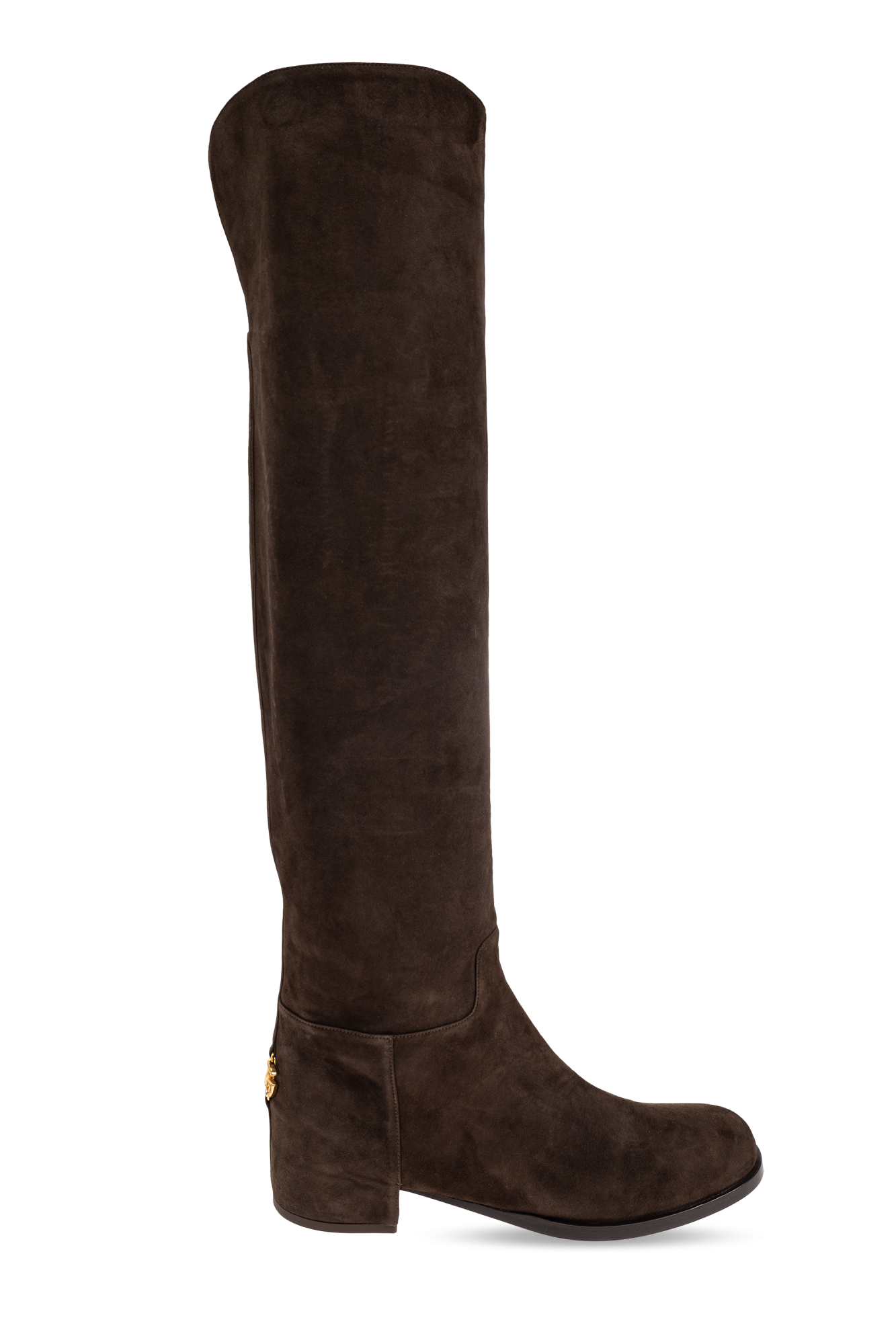 Dolce & Gabbana Suede knee-high boots | Women's | Vitkac